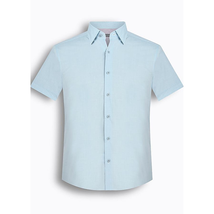 Áo Sơ Mi Nam Tay Ngắn Họa Tiết The Shirts Studio Hàn Quốc TD45F2319BL