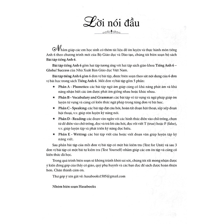 Bài Tập Tiếng Anh 6 (Dùng Kèm SGK Tiếng Anh 6 Global Success) - Ảnh 3