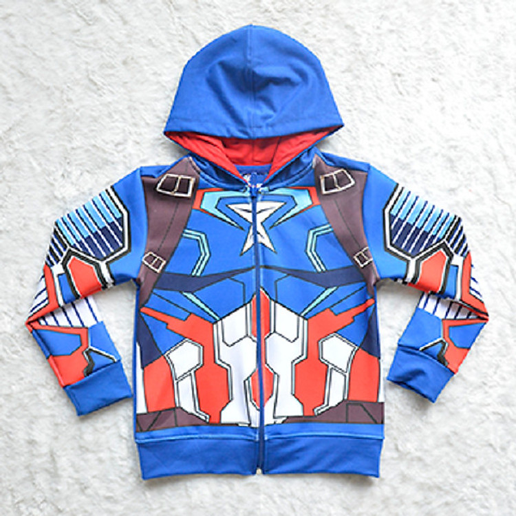 Áo khoác da cá bé trai