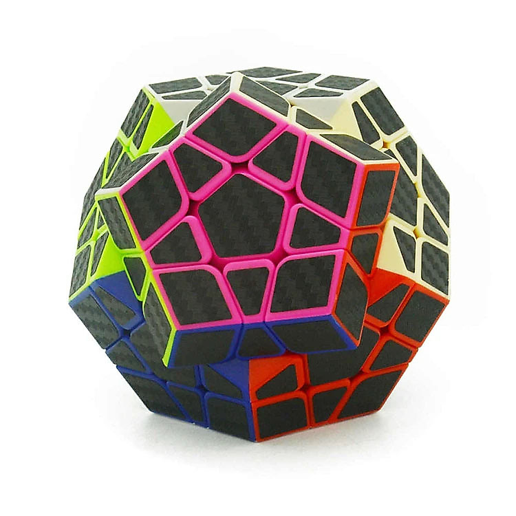 Rubik 12 mặt Lefun Carbon Megaminx Chính hãng Ưu đãi - Hình ảnh 4