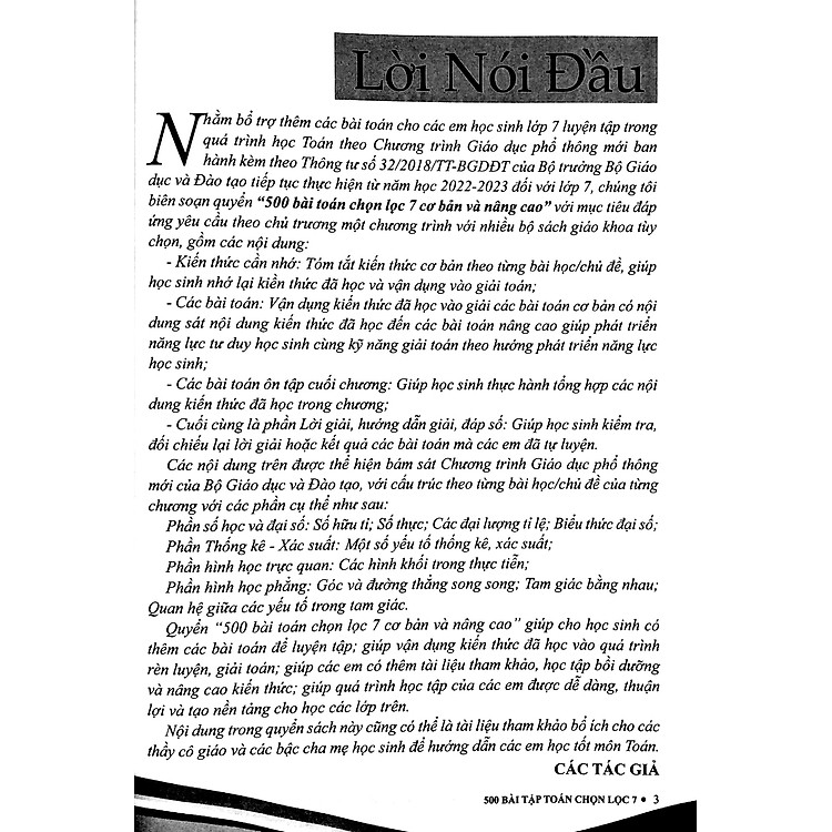 500 Bài Tập Toán Chọn Lọc 7 Cơ Bản Và Nâng Cao - Ảnh 7