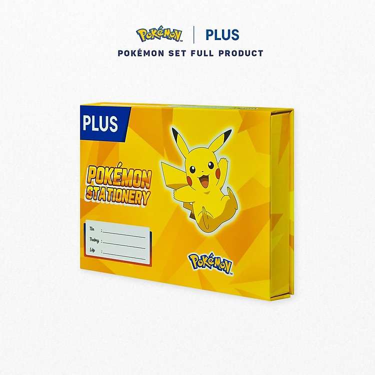 Bộ Dụng Cụ Học Sinh Pikachu PLUS - Ảnh 2