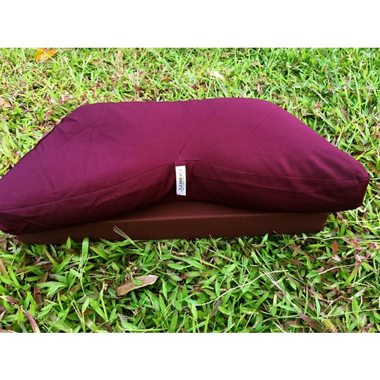 Bồ Đoàn Chữ V Vải Kaki Cao Cấp Ruooyj Vỏ Đậu Xanh Đặc Biệt Ngồi Thiền