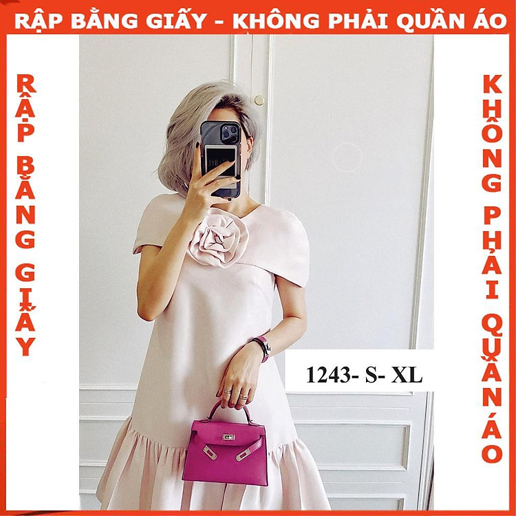 Rập giấy đầm đuôi cá mã 1243 (BẢN VẼ) - Ảnh 2