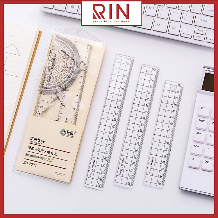 Thước Kẻ Ngang Nhựa 15cm