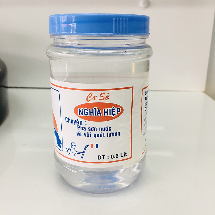 Keo pha với sơn nước hoặc vôi Keo Adao dung tích 0.6 lít