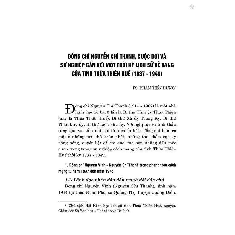 Đồng chí Nguyễn Chí Thanh với cách mạng Thừa Thiên Huế (1937 - 1949) - Ảnh 5