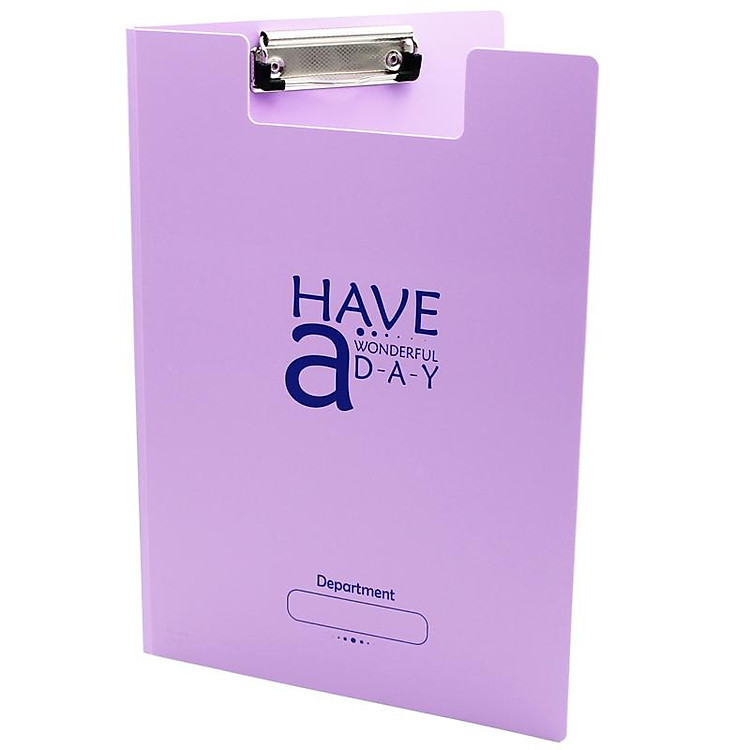 Bìa Trình Ký Đôi Flexoffice FO-CB03 - Màu Tím - Ảnh 4