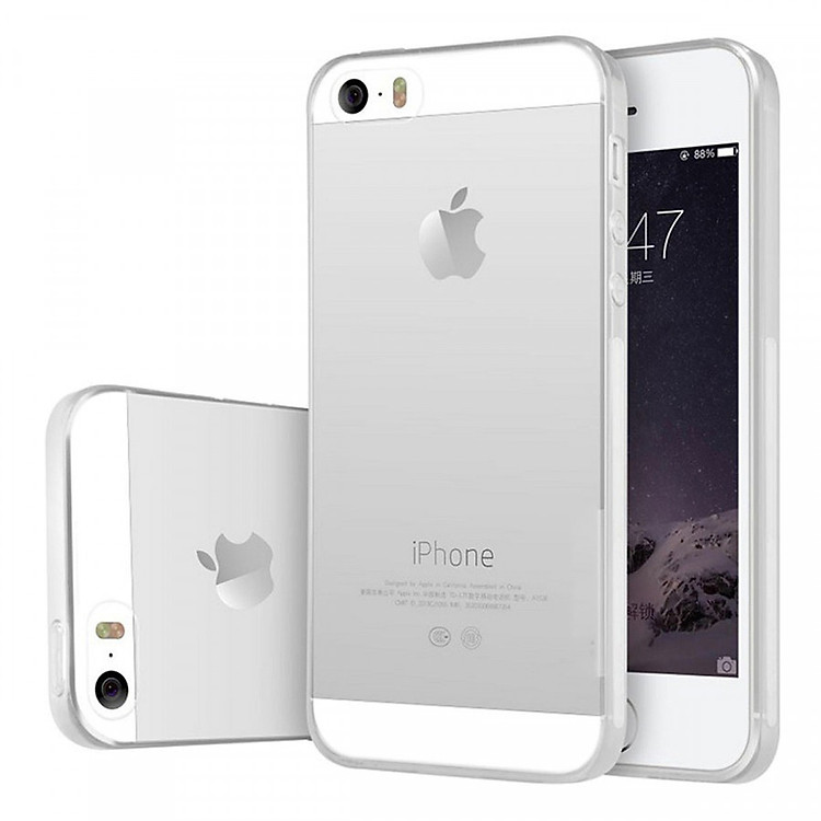 Ốp lưng dẻo trong suốt dành cho Iphone 5 / 5s / 5SE - OD01