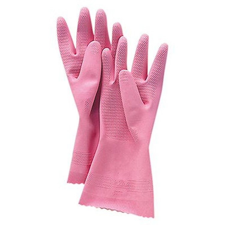 Găng tay cao su mềm bảo vệ da tay (size L) Giao màu ngẫu nhiên - Hàng nội địa Nhật