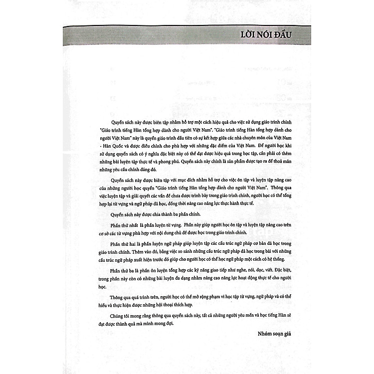 Tiếng Hàn Tổng Hợp Dành Cho Người Việt Nam - Sơ Cấp 1 (Tái Bản 2023) - Ảnh 4
