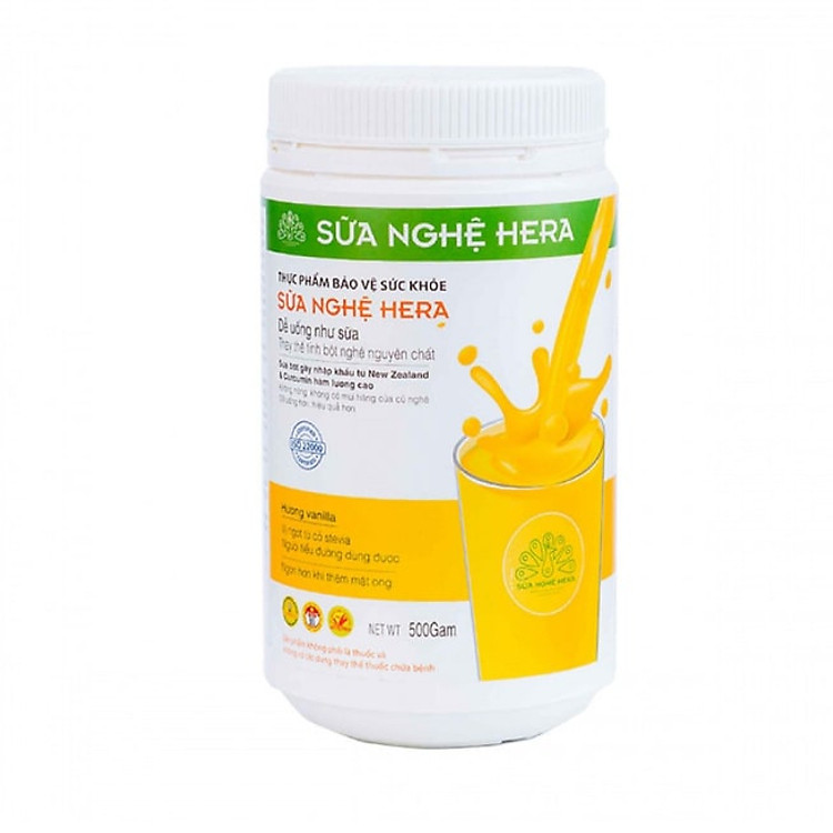 Sữa nghệ Hera hộp 500g