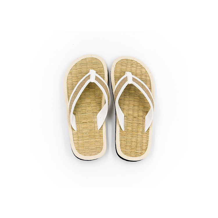 Dép khách sạn Hương Quế DKS-09 làm từ lụa tơ tằm - vải cotton - lớp đế cao su xốp cho đôi chân thơm - mát và khô thoáng