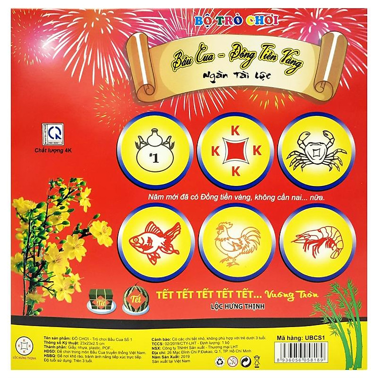 Bộ Bầu Cua Đồng Tiền Vàng - Fahasa Chính hãng Giá rẻ - Hình ảnh 4