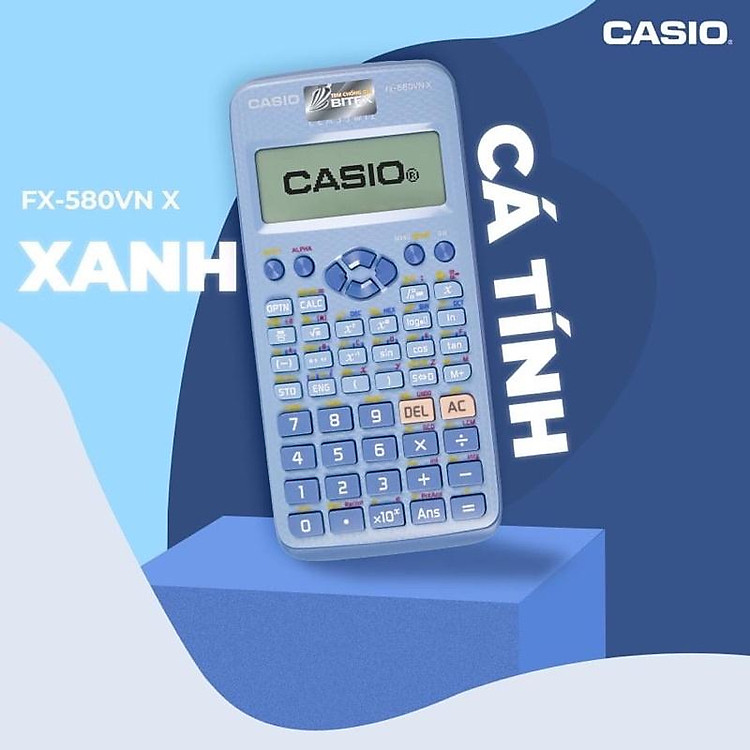 Máy Tính Casio FX-580 VNX Sắc Màu - Xanh Cá Tính - Ảnh 2