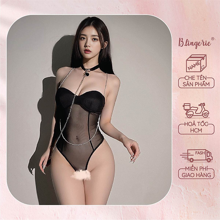 Bộ Bodysuit Đơn Giản Gợi Cảm (Không kèm tất) - B.Lingerie