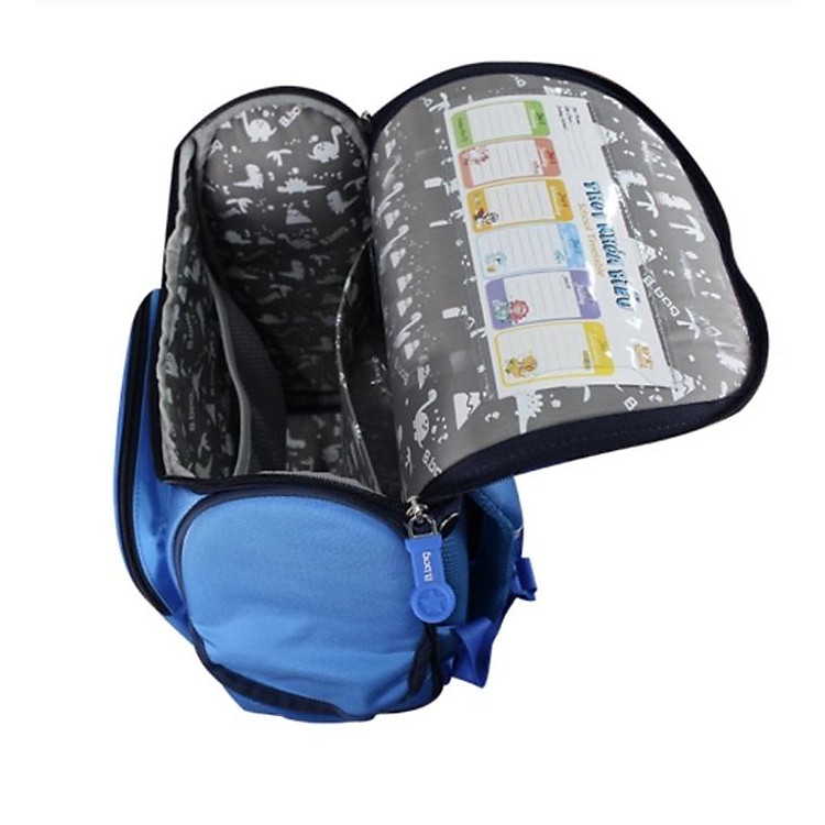 Balo chống gù B.bag Genius Box F2-Dinosaur B-12-109 (Xanh đậm) - Ảnh 5