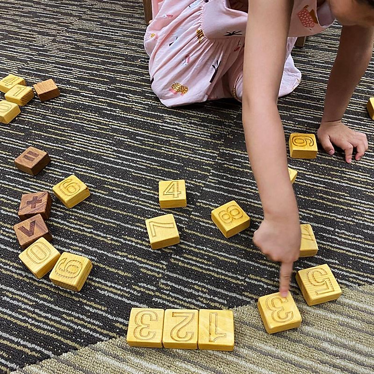 Bảng chữ cái và số gỗ Việt Nam Chính hãng Giá rẻ - Hình ảnh 3