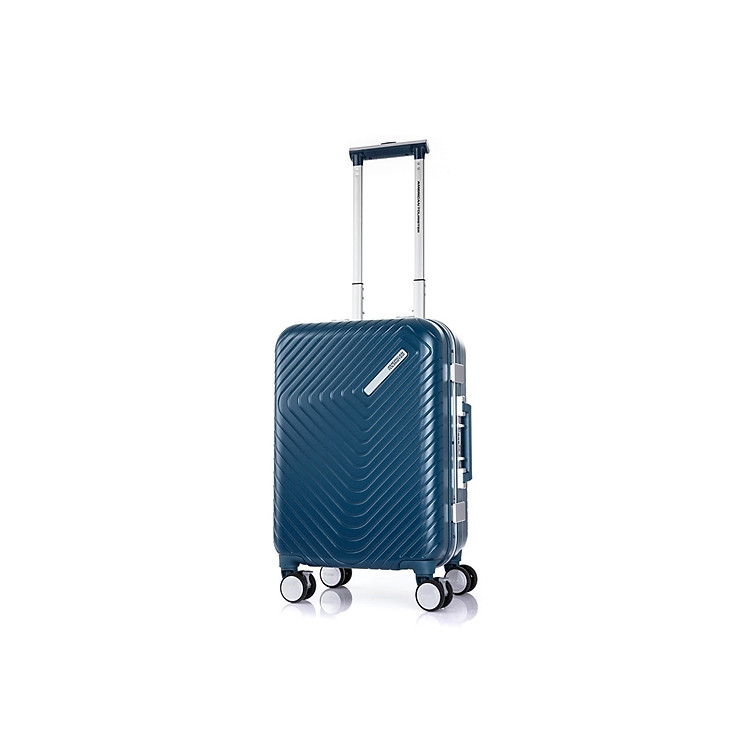Vali kéo vải Esquino American Tourister: Khóa khung bằng nhôm siêu mảnh