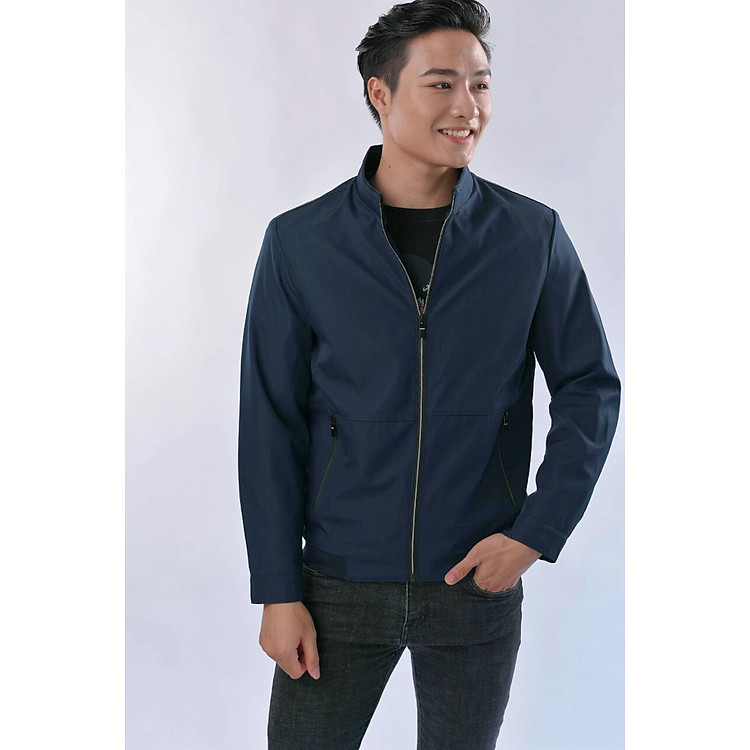 Áo Khoác Nam Baboyka Cổ 3 Phân Sang Trọng, Chất Liệu Siêu Mướt, Khóa Thân Nổi Bật.