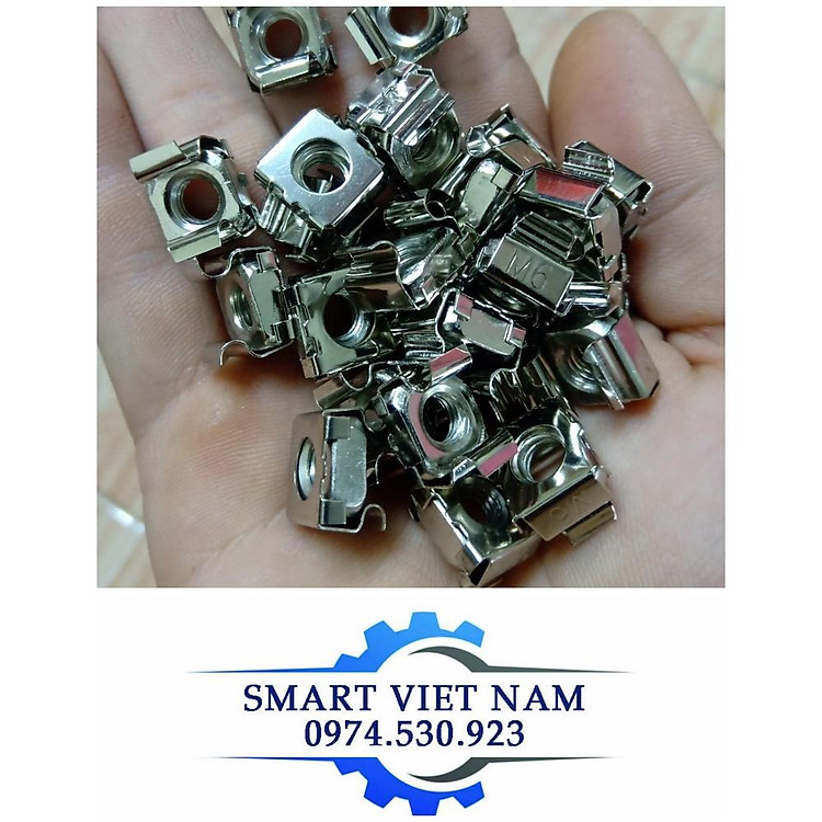 Ốc rack, Ecu cài ,bộ ốc cài tủ rack M6 combo 10b