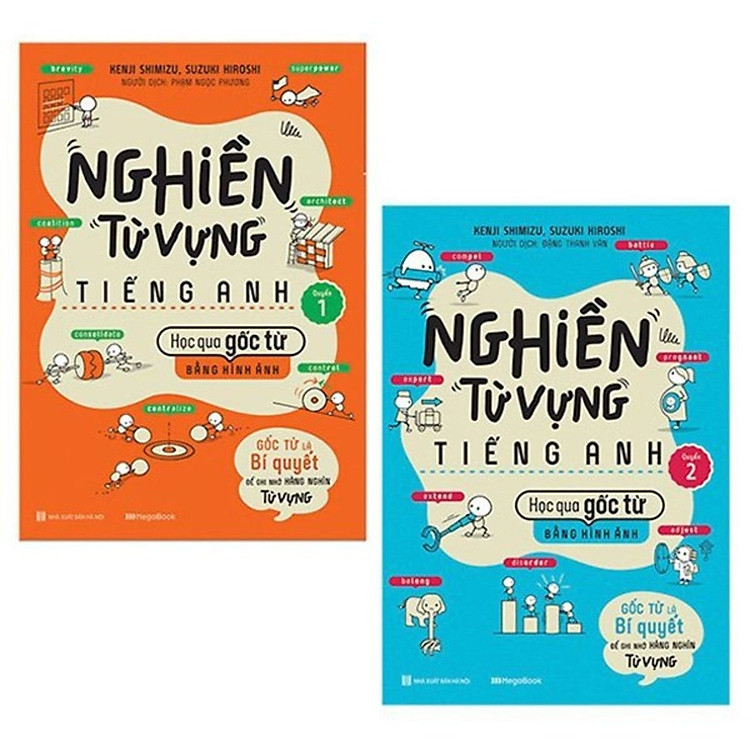 Nghiền Từ Vựng Tiếng Anh – Học Qua Gốc Từ Bằng Hình Ảnh (Bộ 2 Quyển)