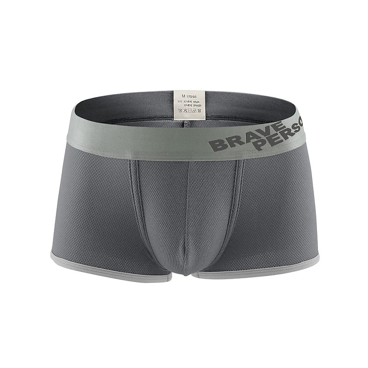 Quần Lót Nam Boxers Thương Hiệu Brave Person B1176 - Thiết kế cá tính, form dáng tinh tế, hợp thời trang, chất vải siêu mát mẻ, thoáng và thấm hút mồ hôi tốt, 3 màu cho bạn...