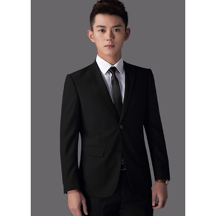 Áo Vest Nam Kaki Fon Đen Trơn Túi Nắp VP037VPC