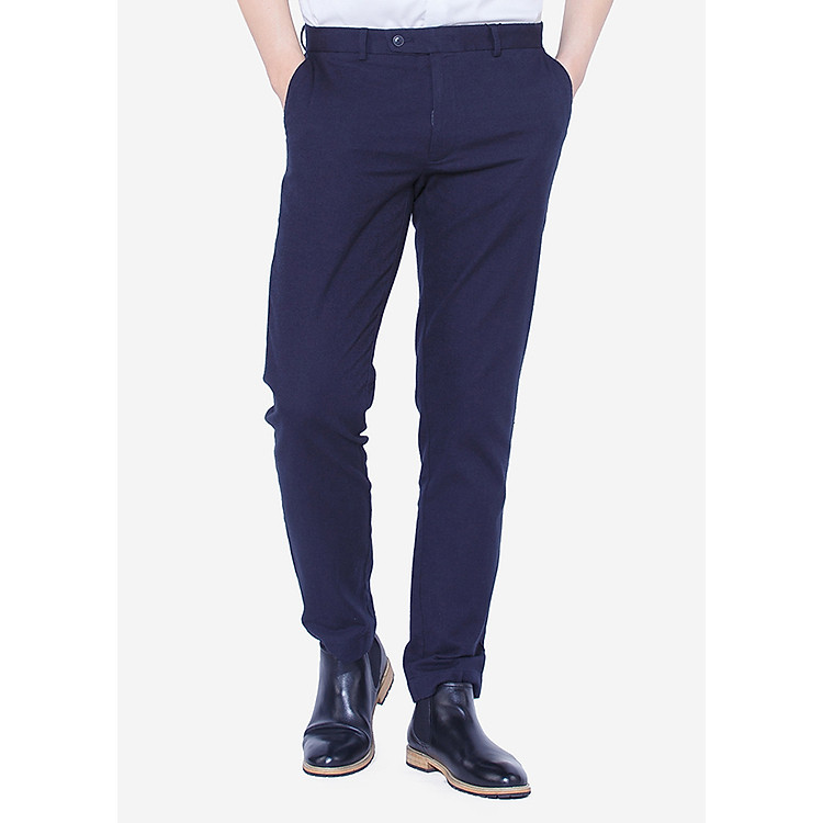 Quần Âu Nam Aligo ALGKL004 - Xanh Navy