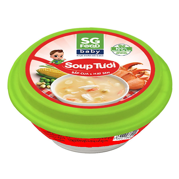Soup Tươi Bắp Cua & Hạt Sen SG Food (240g)