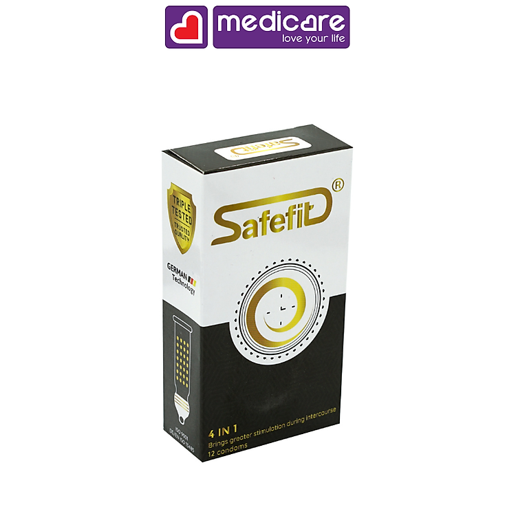 Bao cao su SAFEFIT hộp 12 cái