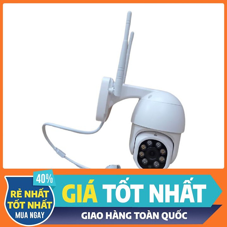CAMERA IP WIFI LẮP VĂN PHÒNG, HÌNH ẢNH HD 1080P RÕ NÉT - BỘ 2 CÁI