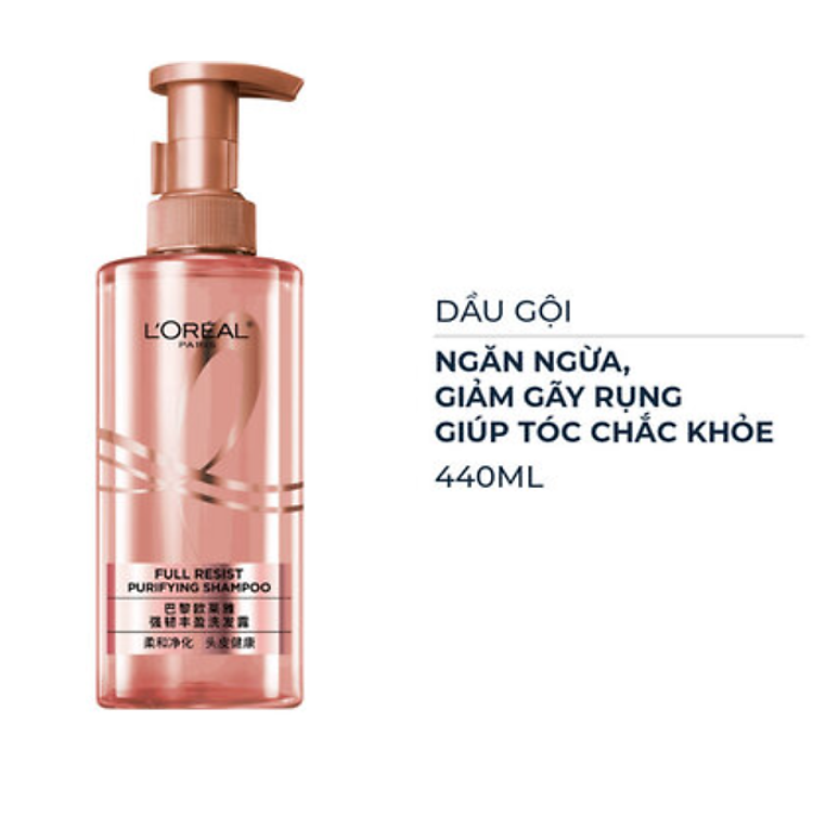 Dầu Gội, Xả L'Oreal Giảm Gãy Rụng Tóc Giúp Tóc Chắc Khỏe 440ml