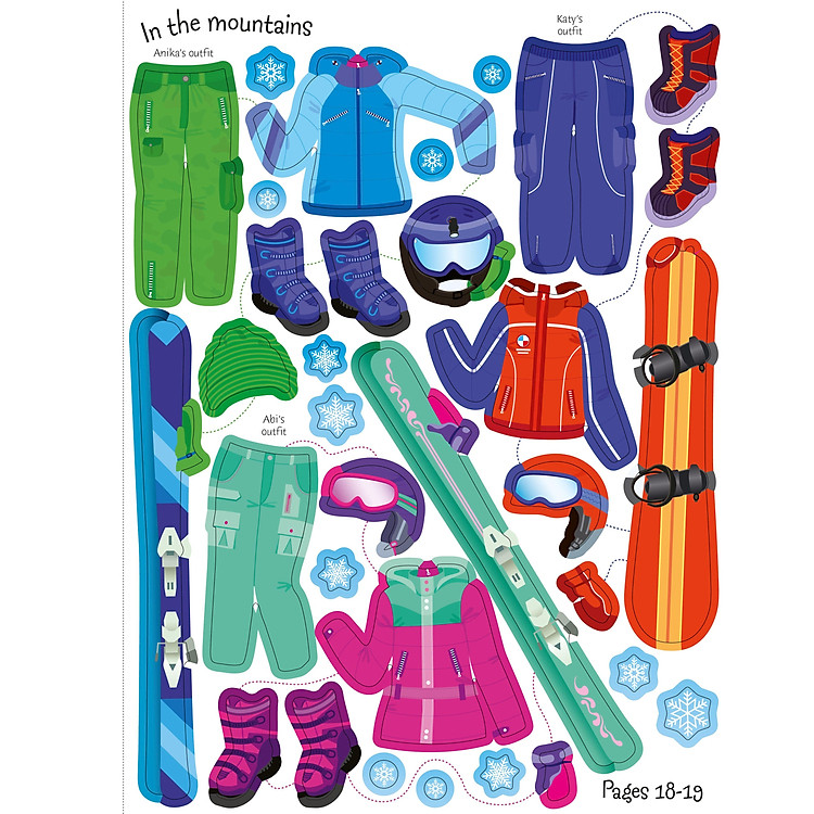 Sticker Dolly Dressing Winter Wonderland - Ảnh 3