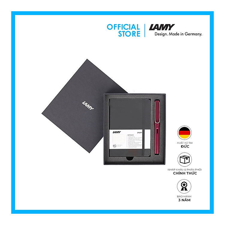 Bộ Sổ Tay Lamy A5 Softcover Umbra + Bút Lamy Al-Star Purple