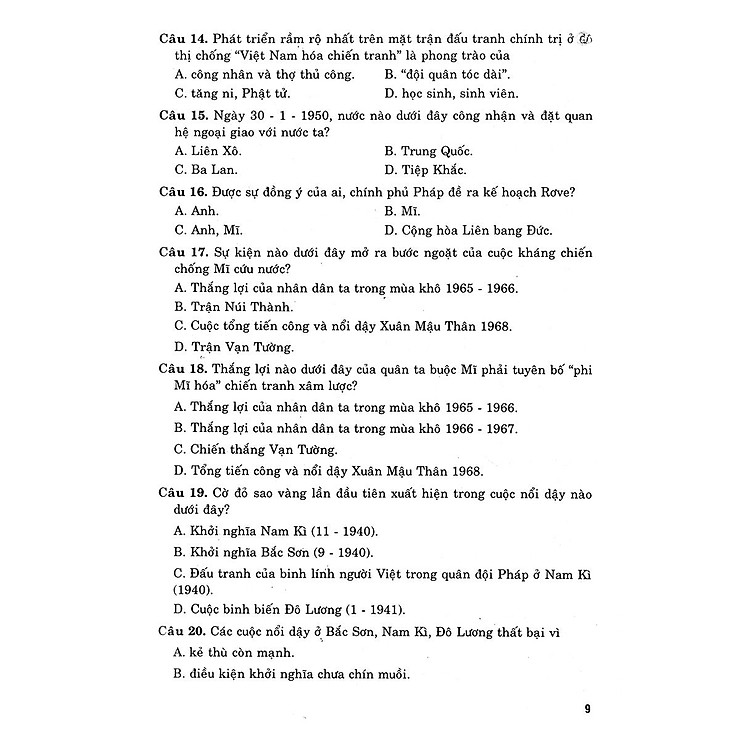 36 Bộ Đề Trắc Nghiệm Ôn Thi Trung Học Phổ Thông Quốc Gia 2019 - Khoa Học Xã Hội - Ảnh 5