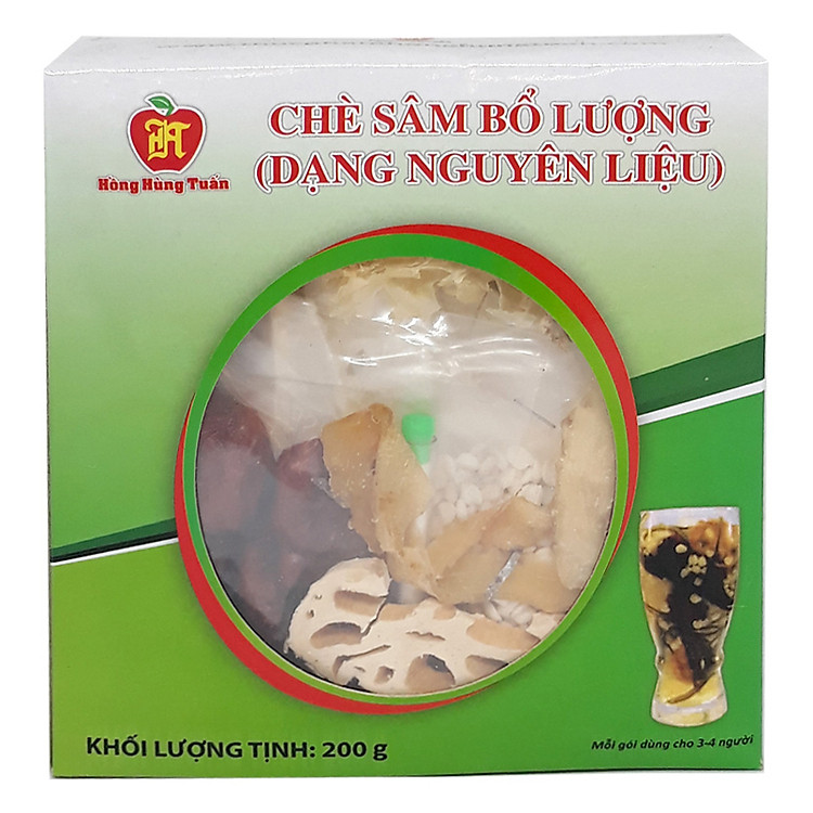 Chè Sâm Bổ Lượng Hồng Hùng Tuấn Dạng Nguyên Liệu ( 200g)