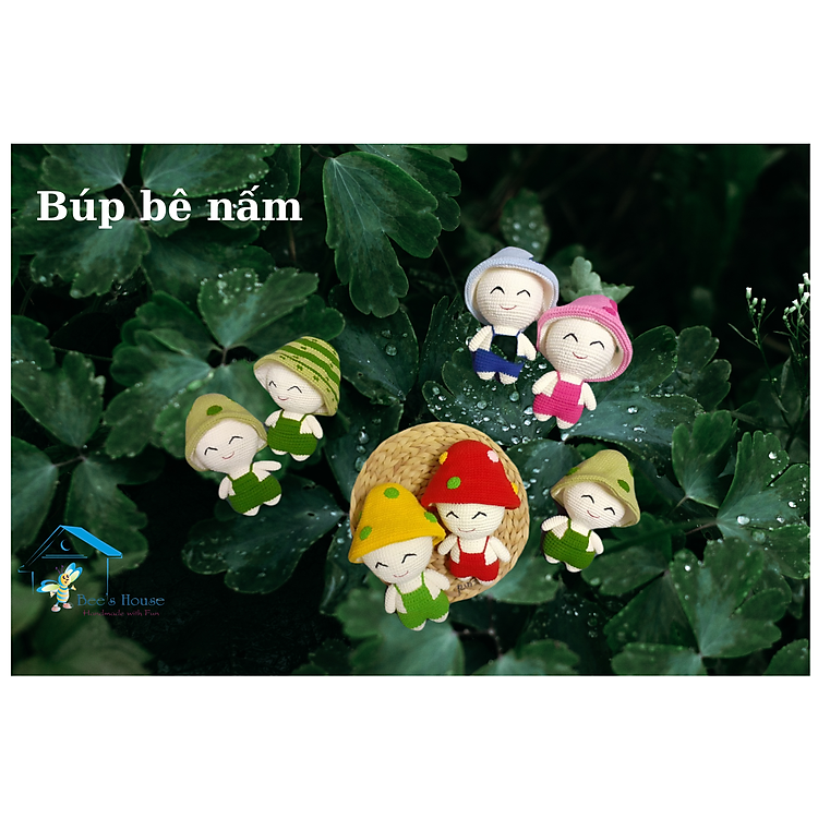 Mua tại Lazada: Búp bê nấm len tại BEE HOUSE Chính hãng Giá rẻ