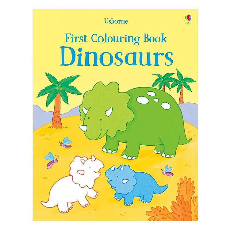 Sách tô màu First Colouring Book - Dinosaurs