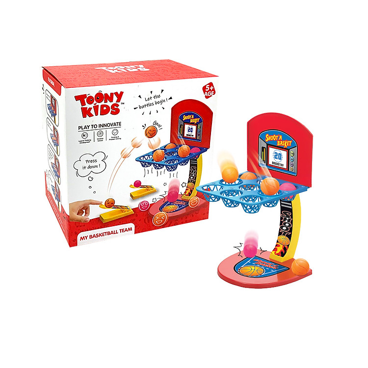 Mua Bộ Bắn Bóng TOONYKIDS - MY BASKETBALL TEAM Chính hãng Ưu đãi - Hình ảnh 3