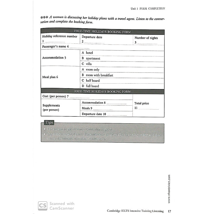 Cambridge Ielts Intensive Training Listening - Ảnh 3