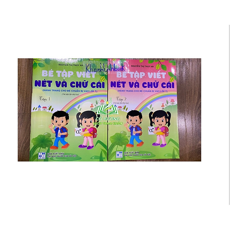 Bé Tập Viết Nét và Chữ Cái Tập 1 + 2