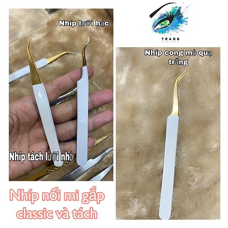 Nhíp nối và tách mi Classic ( gắp mi classic và tách mi siêu nhạy)