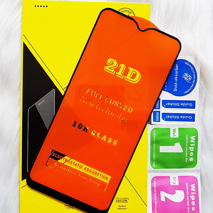 Kính Cường Lực 21D CAPARIES cho SAMSUNG A50 Full Keo Màn Hình 21D - hàng chính hãng