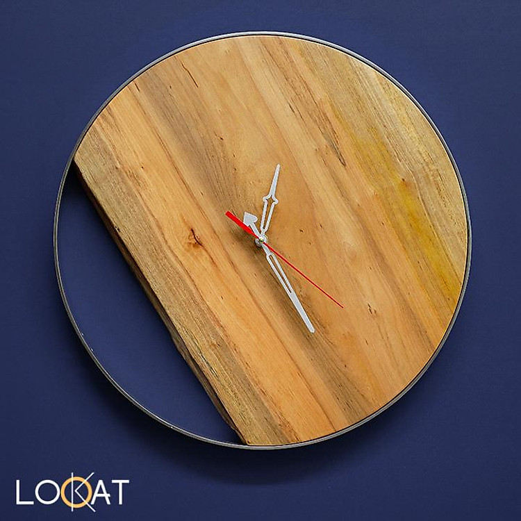 Đồng Hồ Treo Tường Chế Tác Gỗ Mộc Độc Đáo Phong cách Retro Ấn Tượng DH12050125