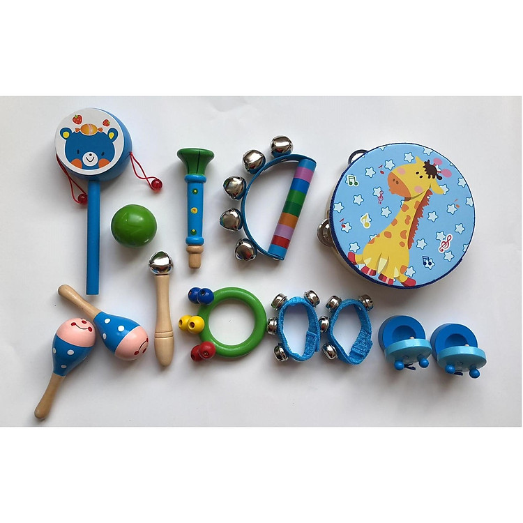 Đồ Chơi Giáo Dục Sớm - Xúc Sắc Cảm Thụ Âm Nhạc Cho Bé Trai (Màu Xanh)