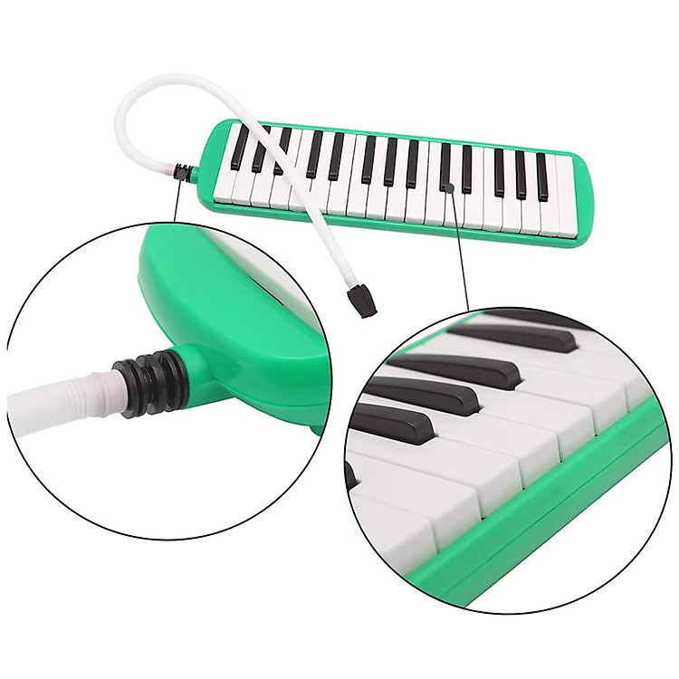 Kèn Melodica 32 Phím - Xanh Lá Chính hãng Ưu đãi - Hình ảnh 5