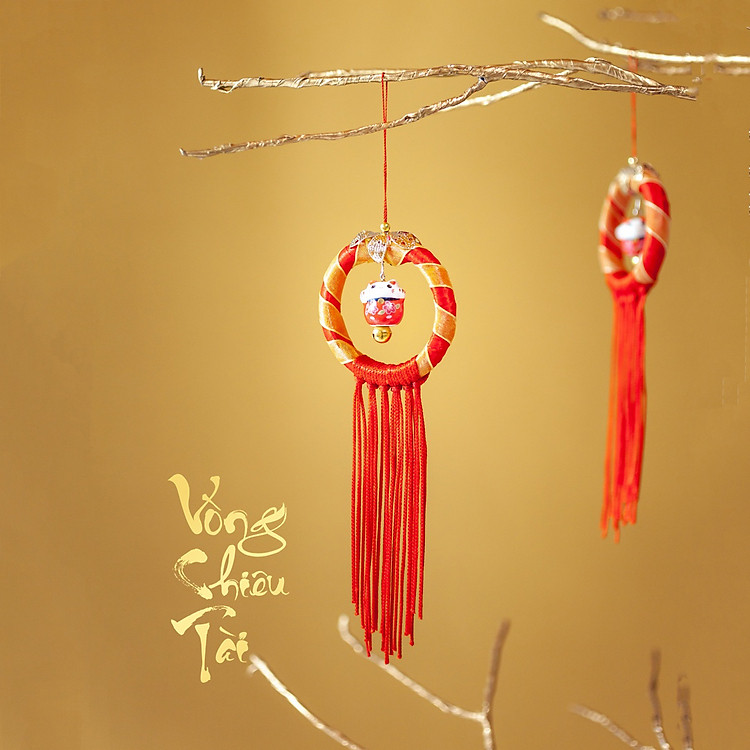Dây treo trang trí Tết Mèo Chiêu Tài - Ảnh 3