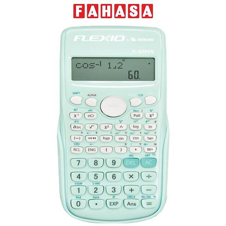 Máy Tính Khoa Học Flexio – Thiên Long Fx509VN (Màu Xanh)