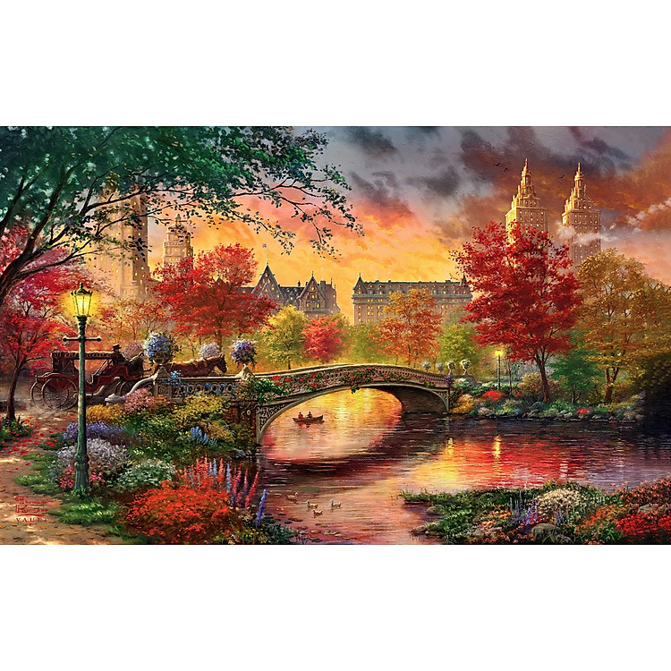 Bộ Tranh Xếp Hình 1000 Mảnh - Thu Sang Chính hãng Giá tốt - Hình ảnh 2